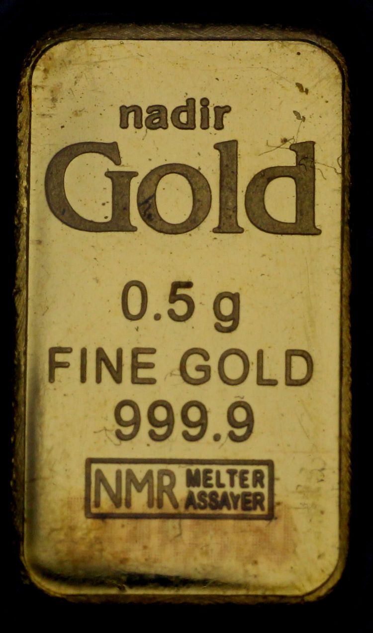 0,5g Goldbarren Nadir Gold