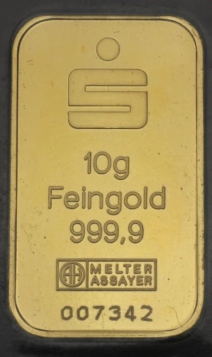 10g Sparkassen Goldbarren