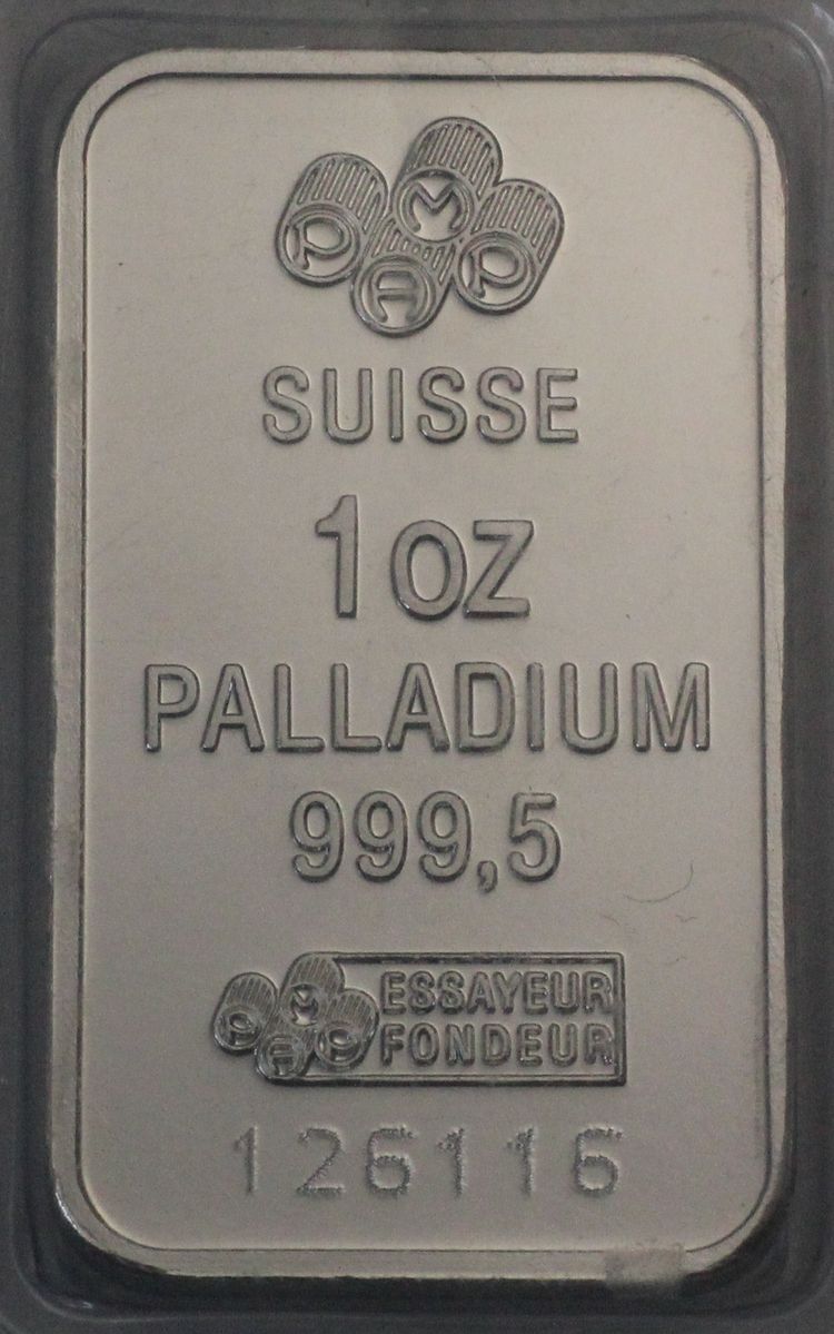 1oz Palladium PAMP