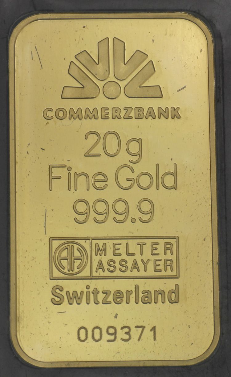 20g Goldbarren Commerzbank