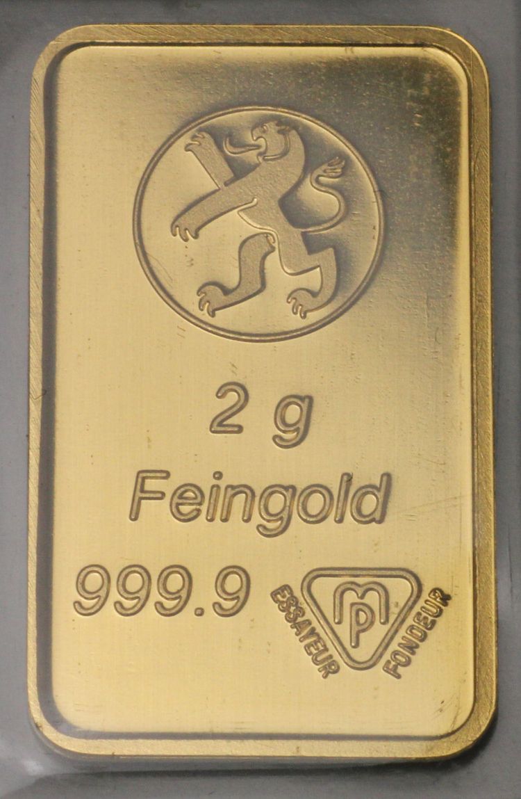 Bank Leu Goldbarren von Metalor