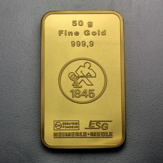 50g Goldbarren