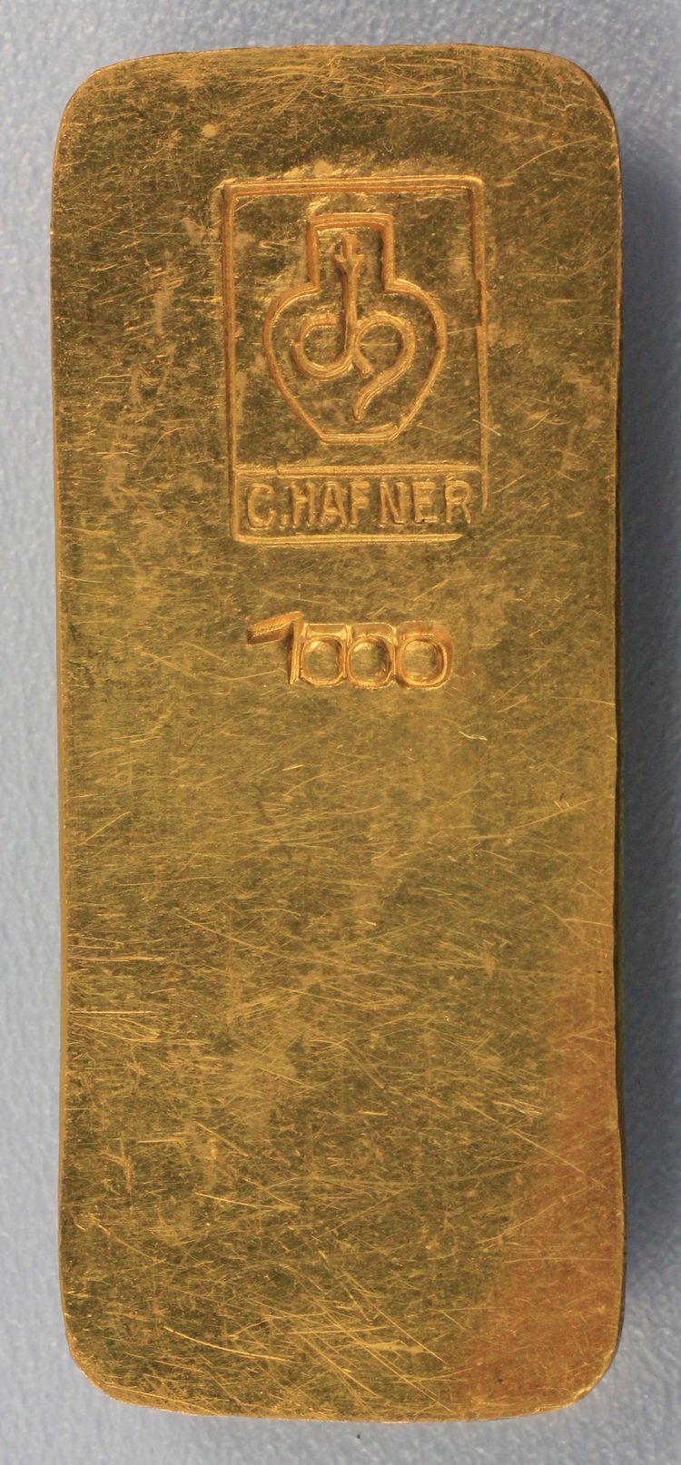 100g Goldbarren C.Haffner