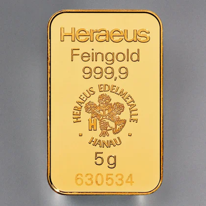 Feingoldbarren 5g