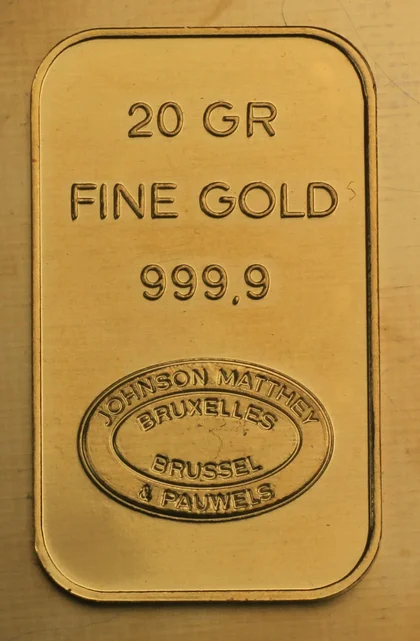 Johnson Matthey 20g Au-Barren