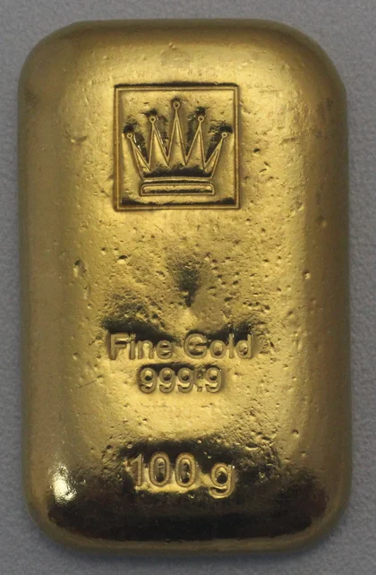 100g Goldbarren Münzmanufaktur