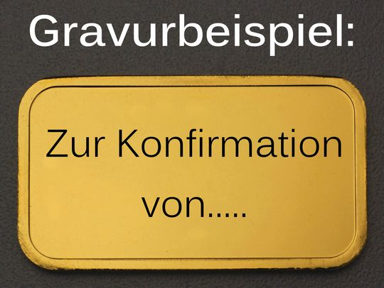 Barren als Geschenk zur Konfirmation / Kommunion gravieren lassen