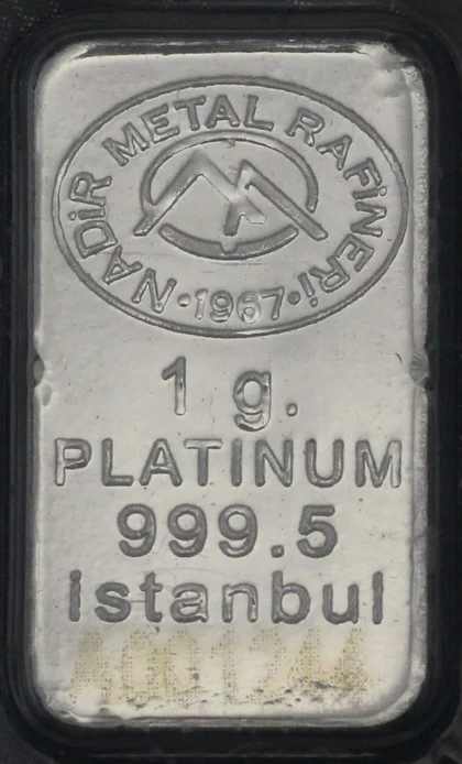 1g Platinbarren Istanbul Nadir