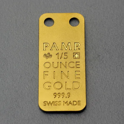 1/5oz Schmuckbarren Gold PAMP