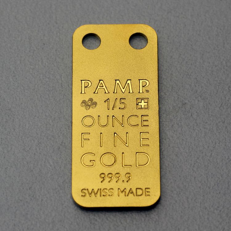 1/5oz Schmuckbarren Gold PAMP 1/5oz Schmuckbarren Gold PAMP