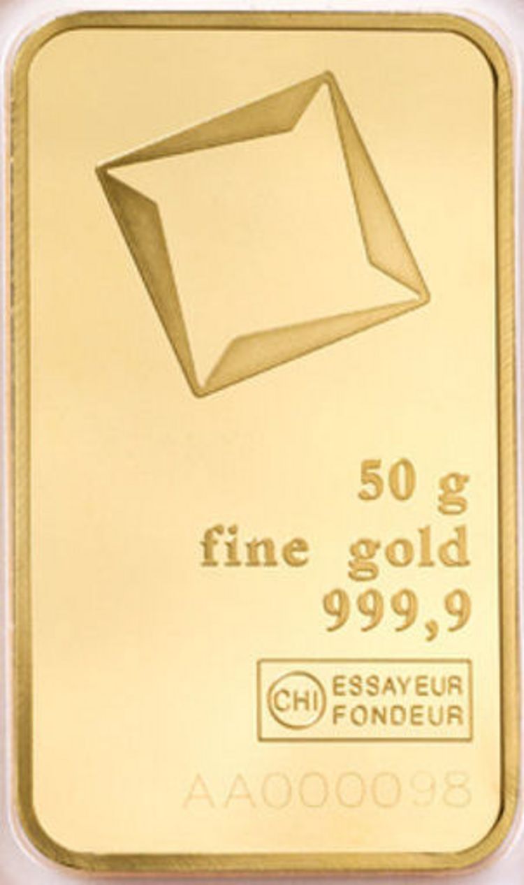 50g Gold Valcambi 50g Gold Valcambi