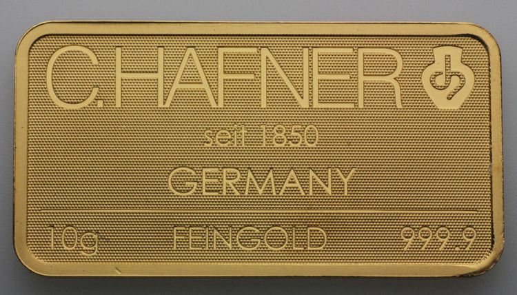 10g Goldbarren C. Hafner 10g Goldbarren C. Hafner