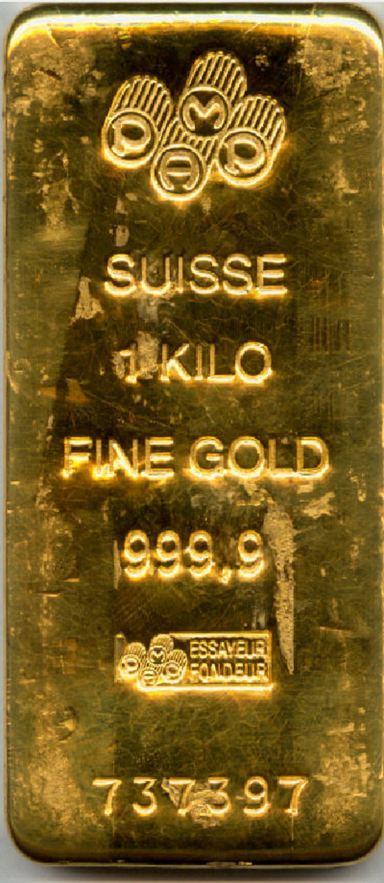 1kg Goldbarren PAMP 1kg Goldbarren PAMP