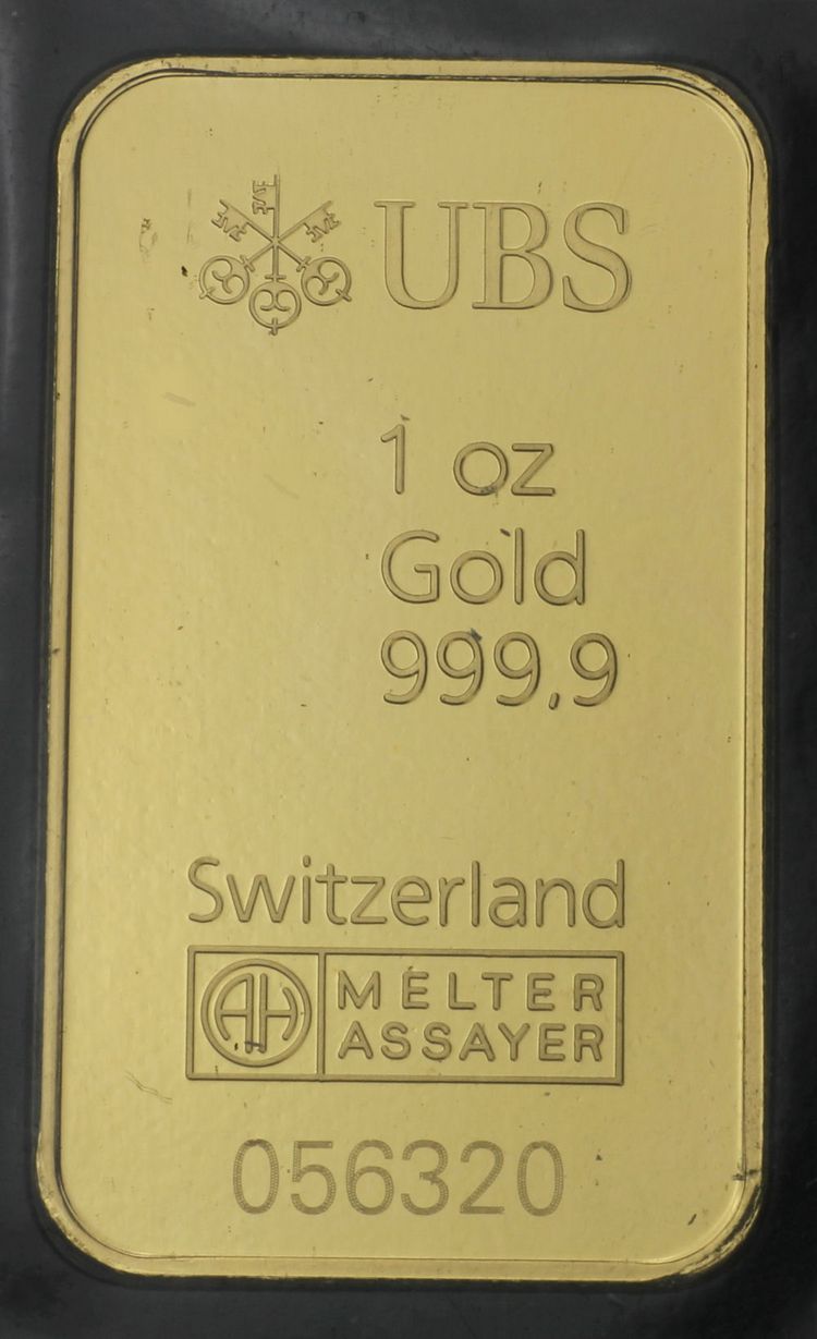 1oz UBS Goldbarren