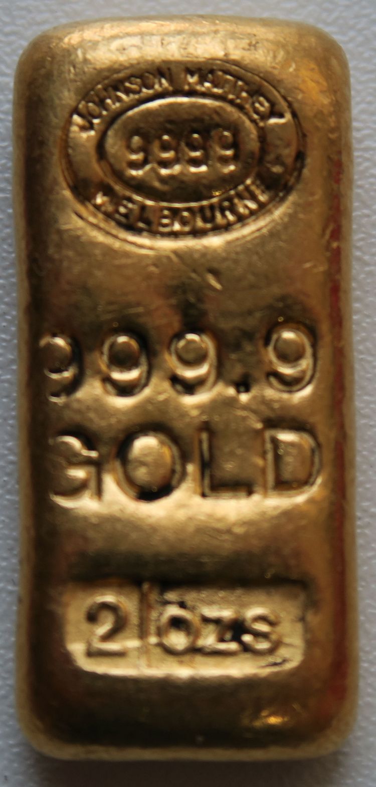 2 Unzen JM Goldbarren Melbourne 2 Unzen JM Goldbarren Melbourne