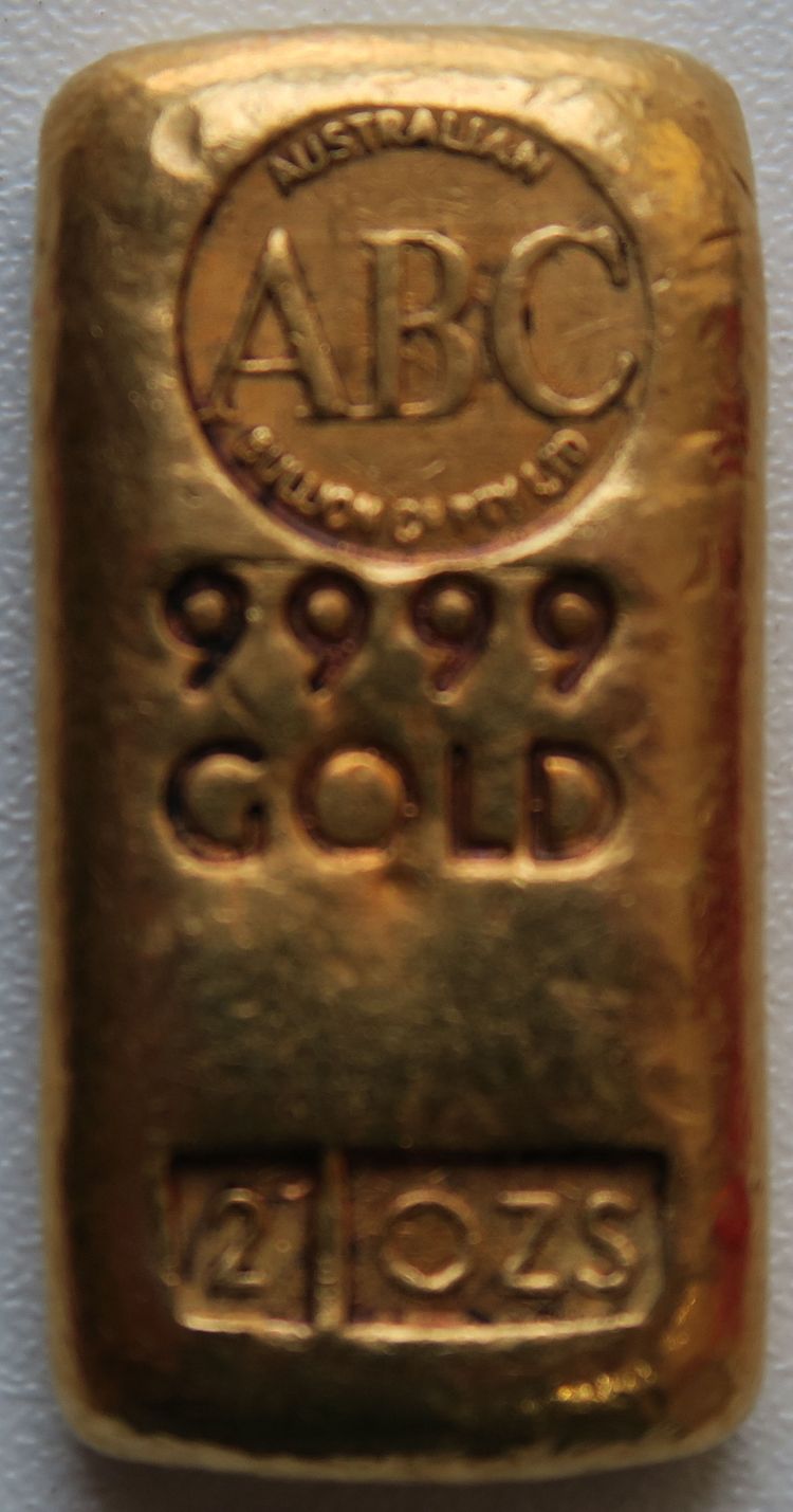 2 Unzen ABC Goldbarren Australien 2 Unzen ABC Goldbarren Australien