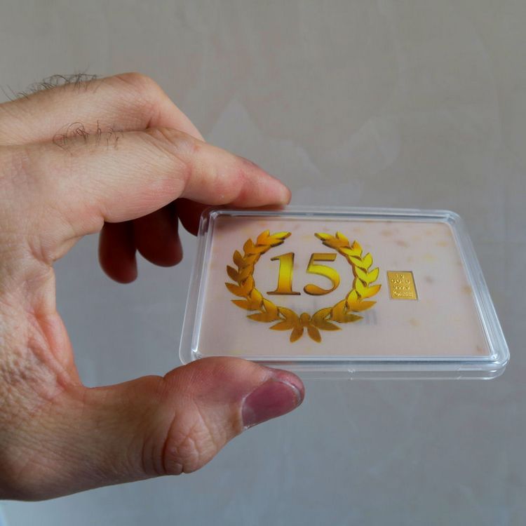 Gold zum 15 Jährigen Jubiläum Gold zum 15 Jährigen Jubiläum