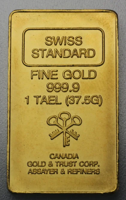 1 Tael Goldbarren = 37,5g