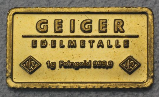1g Gold Geiger Edelmetalle