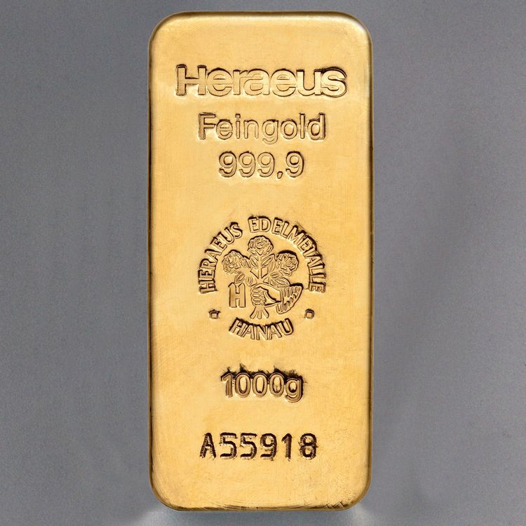 1kg Goldbarren Heraeus