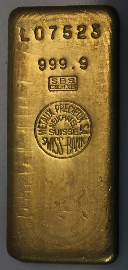 1kg Barren Metaux Precieux SA Neuchatel