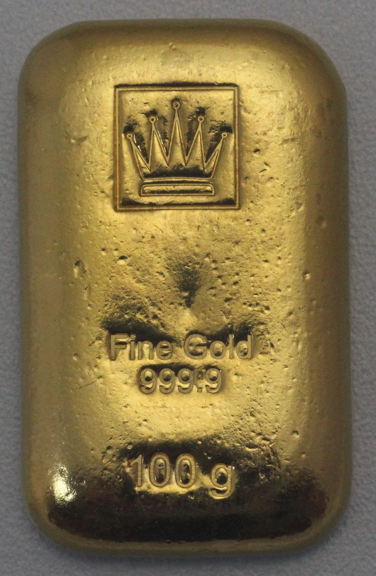100g Goldbarren Münzmanufaktur