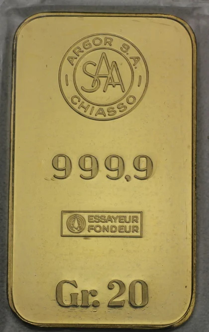 20g Argor-Chiasso Barren