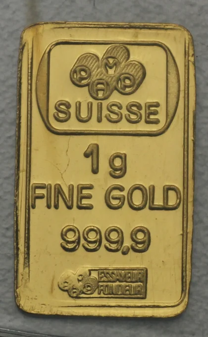 1g Goldbarren Pamp