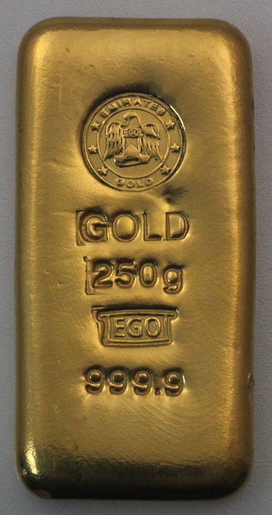 250g Goldbarren Emirates Gold