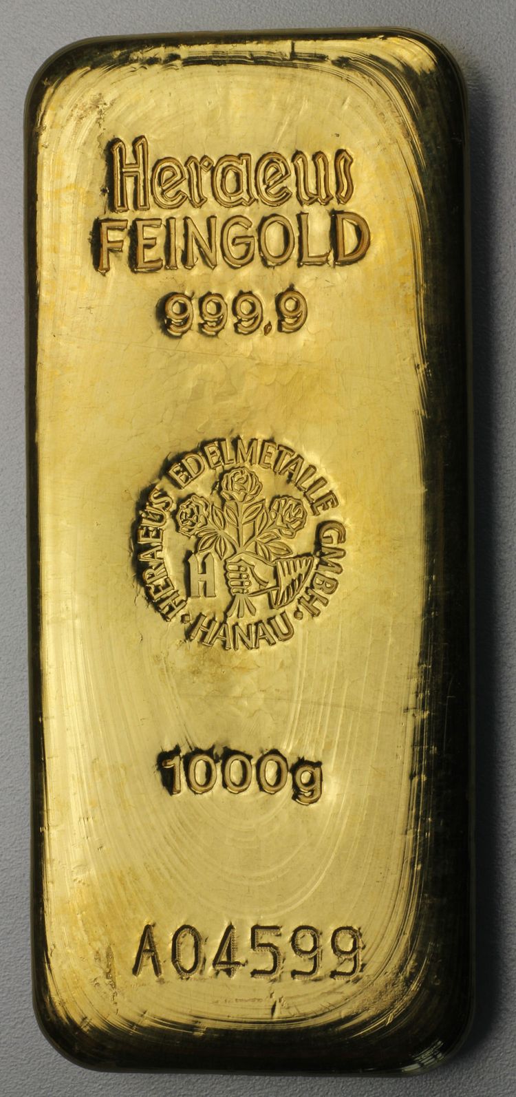 1kg Heraeus Goldbarren 1kg Heraeus Goldbarren