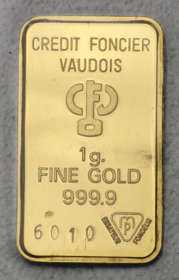 1g Goldbarren CFV