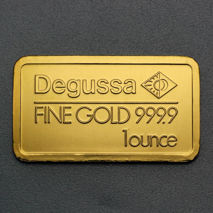 1oz Barren Degussa 1oz Barren Degussa