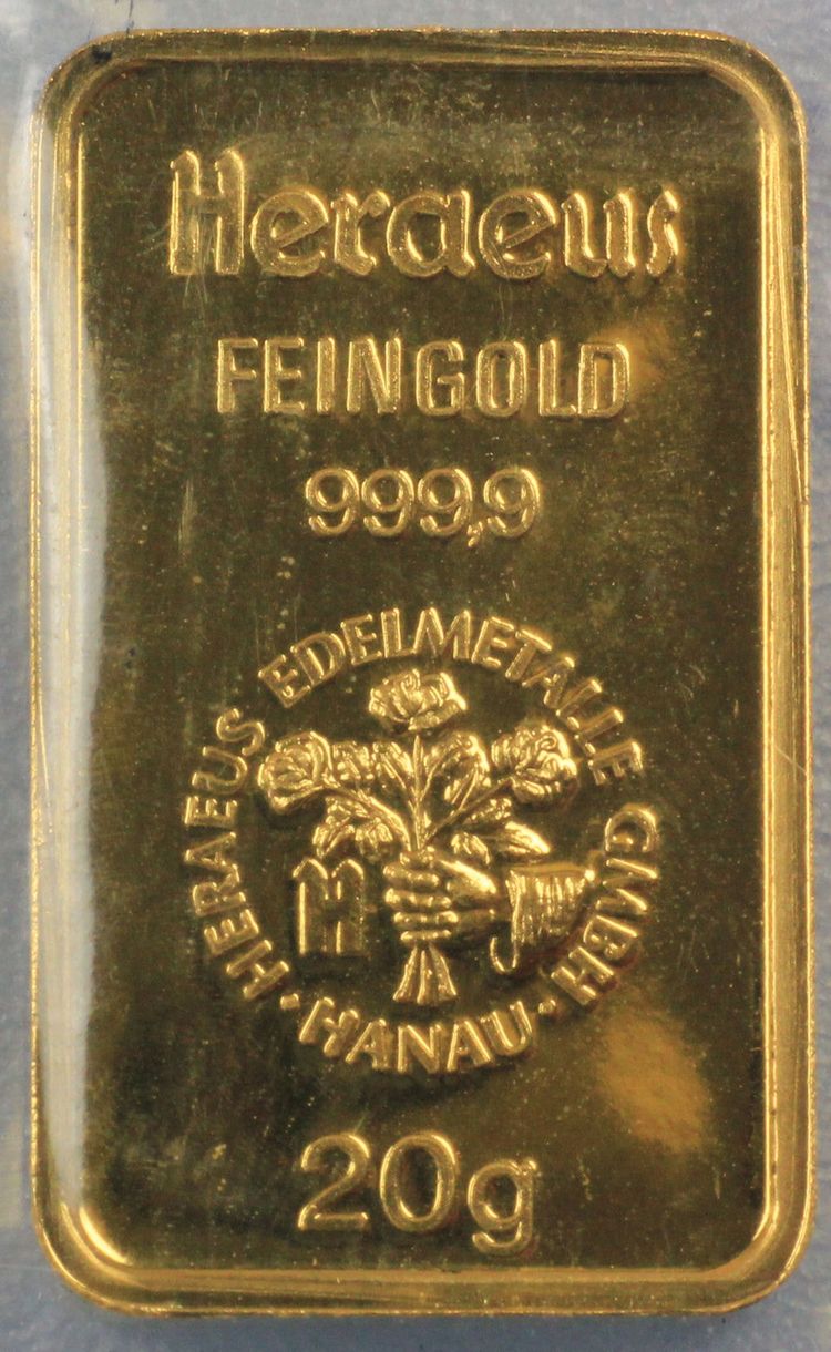 20g Feingold von Heraeus