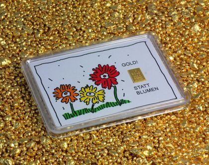 Goldbarren als Geschenk Goldbarren verschenken ESG Goldbarren.de