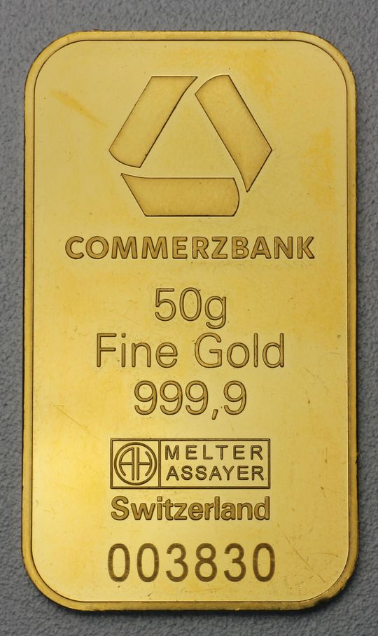50g Barren Gold Commerzbank
