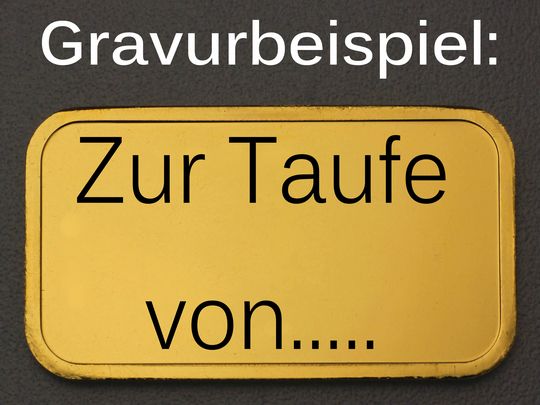 Barren als Geschenk zur Taufe gravieren lassen