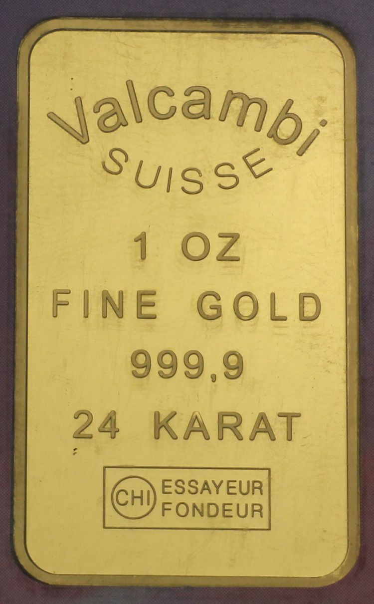 1oz Barren 24K Valcambi 1oz Barren 24K Valcambi