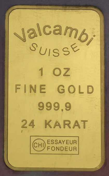 1oz Barren 24K Valcambi