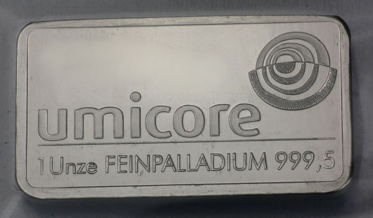 1oz Palladiumbarren Umicore 1oz Palladiumbarren Umicore