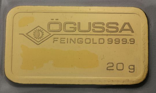 Ögussa Goldbarren