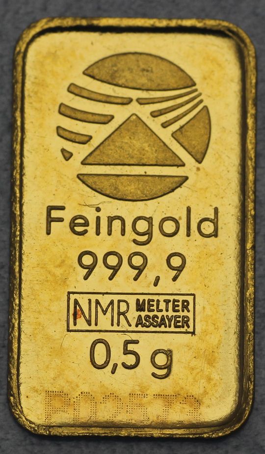 0,5g Minigoldbarren NMR Nadir