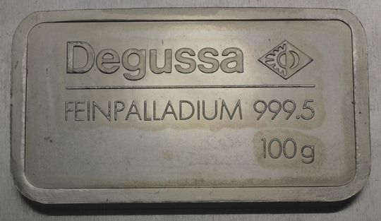 100g Palladium Degussa