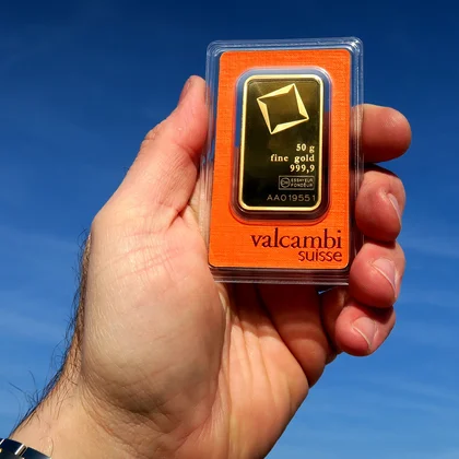 50g Goldbarren