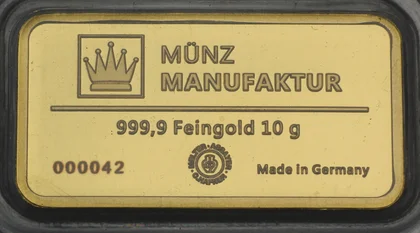 Münzmanufaktur Goldbarren 10g (C.Hafner)
