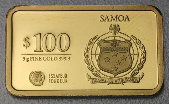5g Münzbarren Gold Samoa