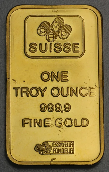 1oz Goldbarren Pamp