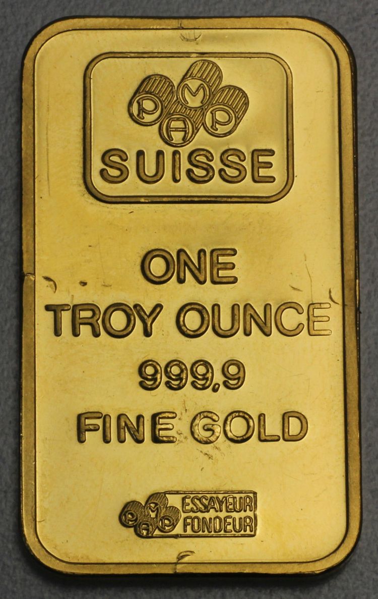 1oz Goldbarren Pamp 1oz Goldbarren Pamp