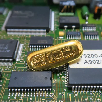 20g Längsgussbarren aus 999,9er Recyclinggold