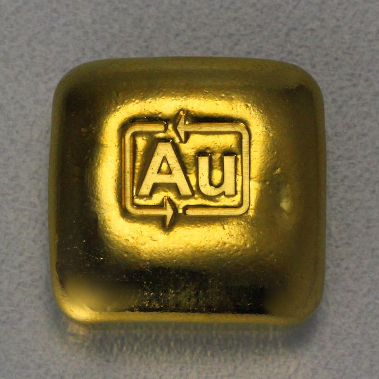 50g Goldbarren aus Recyclinggold 50g Goldbarren aus Recyclinggold