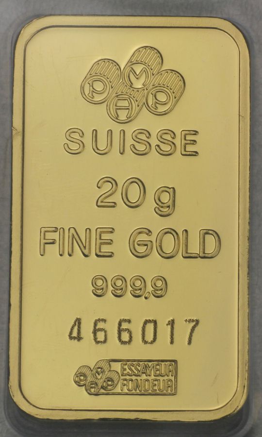 20g Goldbarren Schweiz